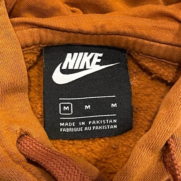 Nike Rust Hooded Sweatshirt Men’s Size M - Picture 6 of 6